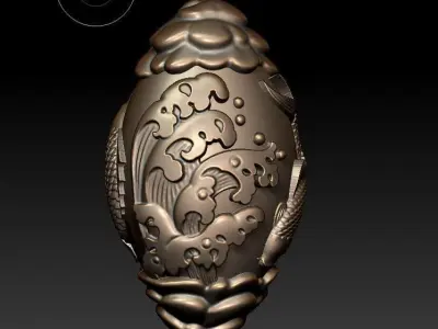  Pisces chasing the waves Free 3D print model