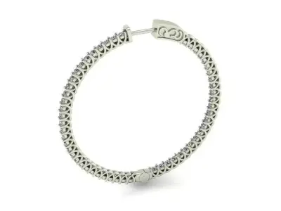 Earrings ready for 3d print 3D print model