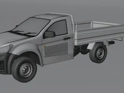 Isuzu D-Max SX Single Cabin 3D model