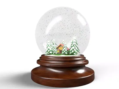 Christmas Globe SnowGlobe 3D model
