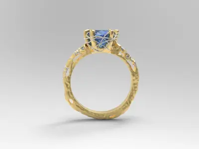 R 125 ring 3D print model