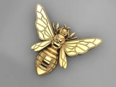queen bee 3D print model