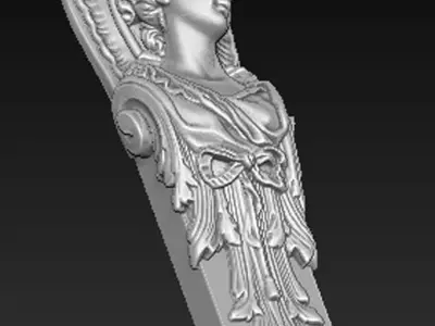 Decorative Marble 4 3D STL model 3D model