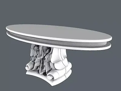 Dinning table 6 3D model