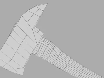 3D Fire Axe  3D model