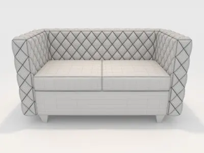 Sofa 2 Seater 12 3D model