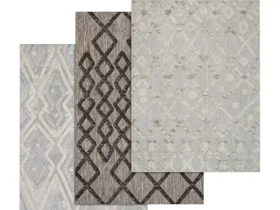 Rug Set 1273 3D model