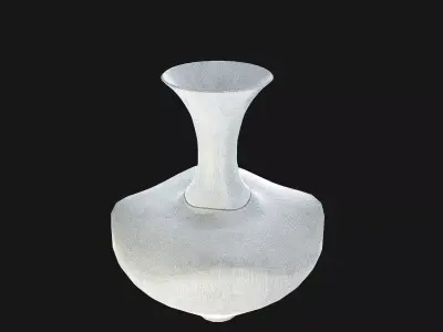 Art Deco Vase 02 Low-poly 3D model