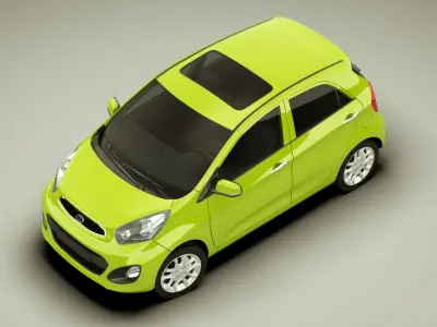 Kia Picanto 5-door 2012 3D model