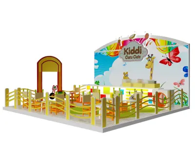 Booth Exhibition Stand a395d  3D model