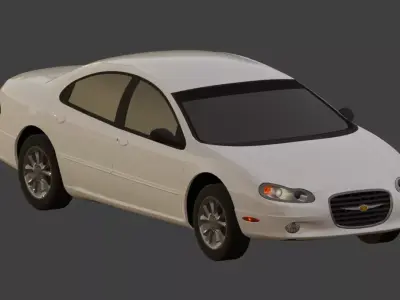 2004 Chrysler Concorde Limited Low-poly 3D model