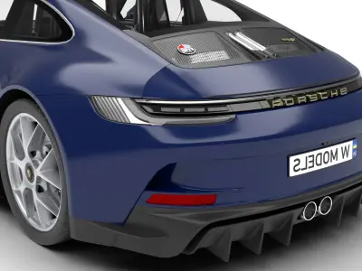 Porsche 911 S-T 2024 3D model