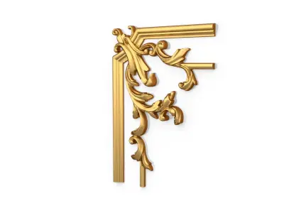 Classic decor ornament 141 3D model