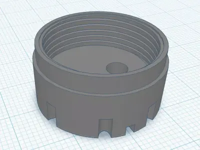 Brush Cap E1493 for RIDGID 44545 Threading Machine 3D print model