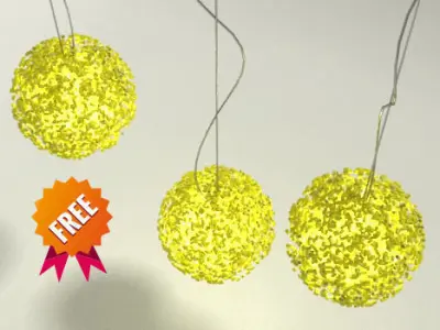 Ceiling lamp full moon - ANGO Free 3D model