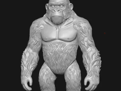 Gorilla 3D print model