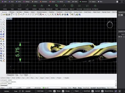 Special Cuban chains in 7 sizes 3D print model