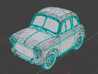 classic car 3D model