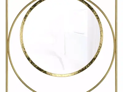 Lintz Wall Mirror 3D model