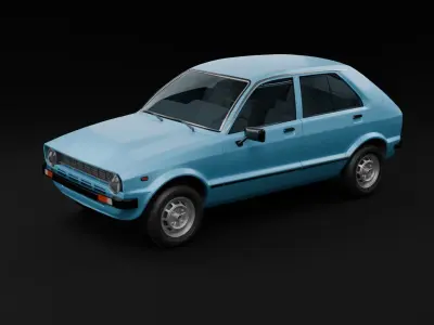 Daihatsu Charade 1977 3D model