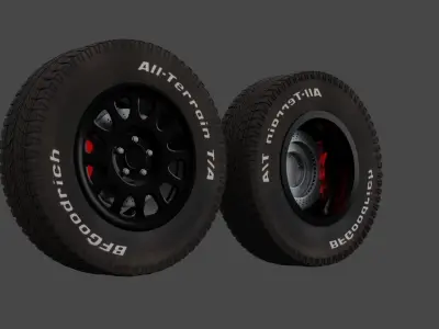 Sport Wheels 3D model
