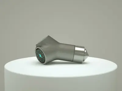 Car cigarette lighter 3D model