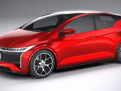 Generic Hatchback EV v3 2022 3D model