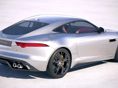 Jaguar F-Type R Coupe 2018 3D model