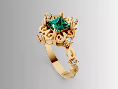 ring0010 3D print model