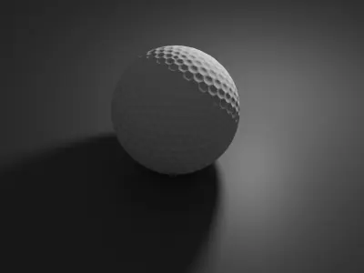golf ball 3D model