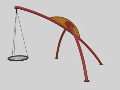 Playground Portal Swing - 04 3D model