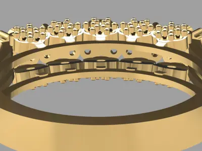 g ring 3D print model
