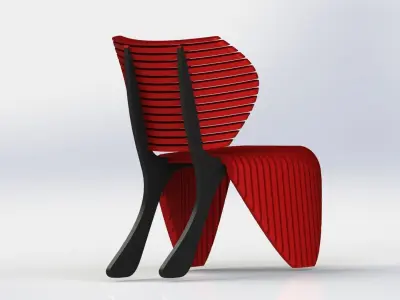 Parametric Chair simp 3D model