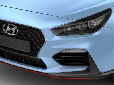 Hyundai i30 N 2018 3D model