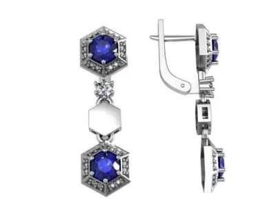 Earrings Luxury set  3D print model