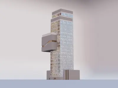 Building Low Poly modal Low-poly 3D model