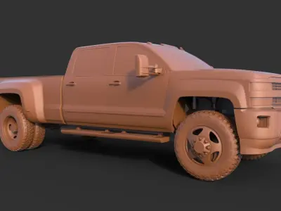 Chevrolet Silverado 3D print model