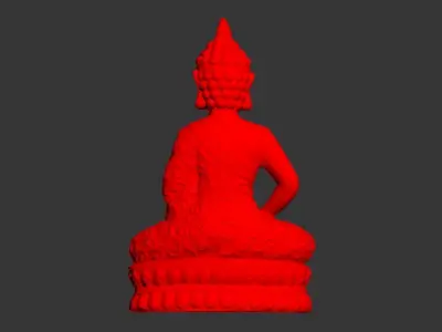 Bubha model buddha statue Low-poly 3D model