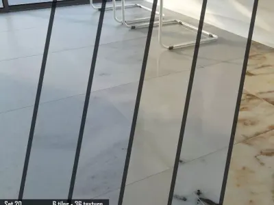 TUREX INTERNATIONAL Marble Tiles Set 3D model