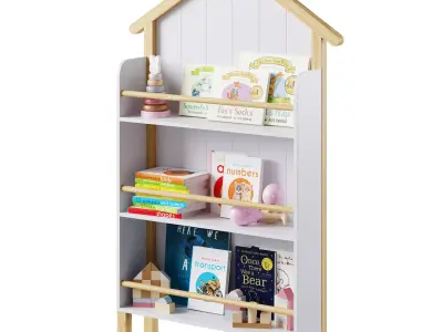 Beach House Bookshelf by Minime 3D model