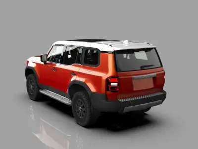 Toyota Land Cruiser LC250 2024 HQ interior 3D model