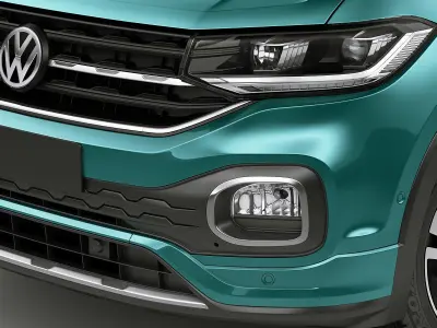 VW T-cross 2019 3D model