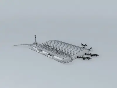 Heathrow airport Free 3D model