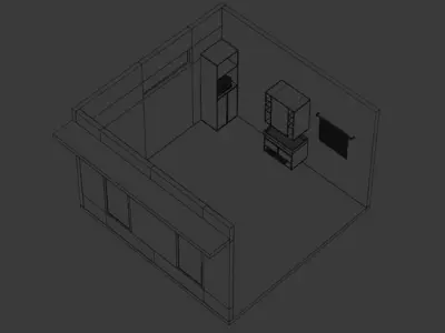 Bathroom Scene  Free 3D model