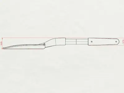 3D printable models  Shovel  for peterbilt truck Printing SLA 3D print model
