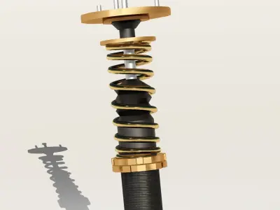 Powered By Max Coilover 3D model