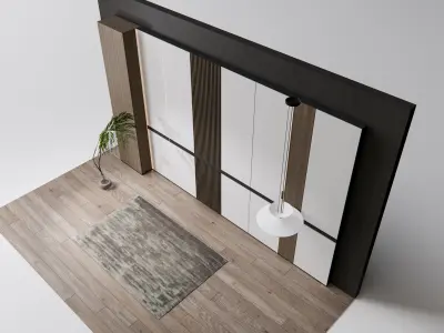  Decorative  Wall Panel 3D wall panel  3d panel Backdrop 1 3D model