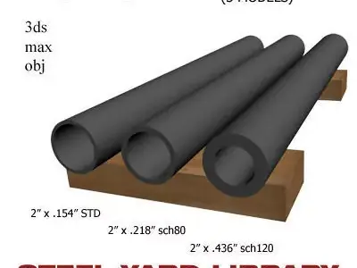2in Pipe 3D model