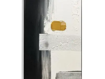 Plaster Two Photo Frame 507 Low-poly 3D model