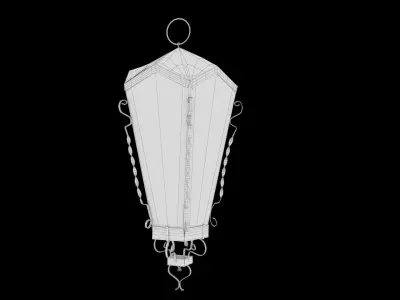 lamp lanterns 1 of the 3 Free low-poly 3D model